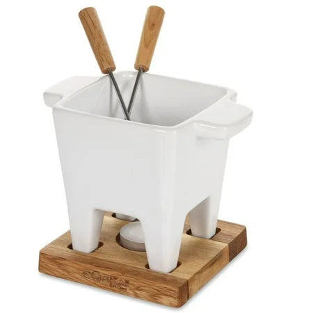TAPAS FONDUE 10 OZ WHT