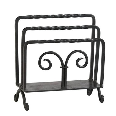 TWISTED SCROLL LETTER/NAPKIN HOLDER