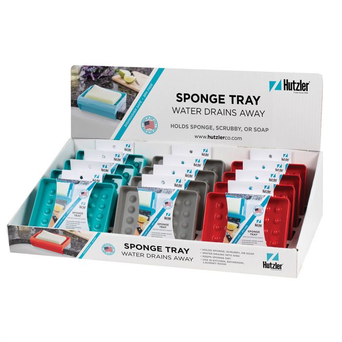 HUTLER DRAINING SPONGE & SOAP TRAY (SOLD SEPARATELY)