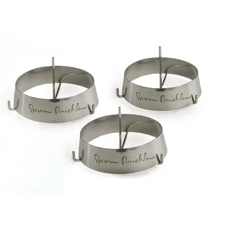 GRILL RINGS SS SET OF 3