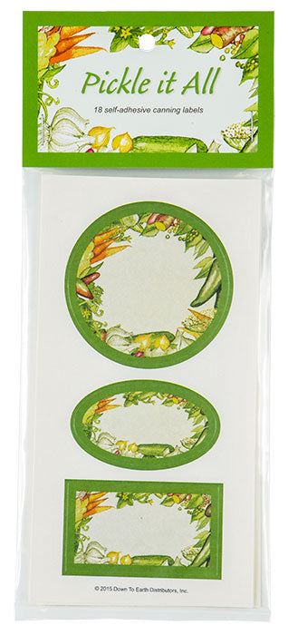 FOOD / PLANT LABELS 18 PK