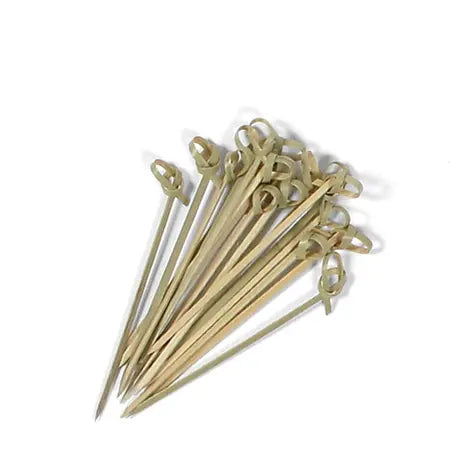 KNOTTED BAMBOO SKEWERS 4" (100PC)