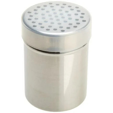 SS SHAKER COARSE HOLES W/ PLASTIC COVER 10 OZ