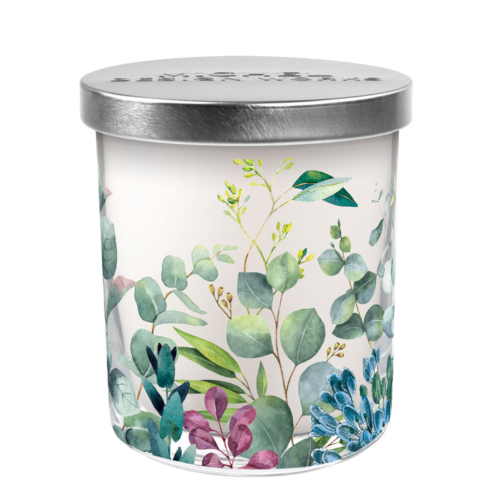 MDW EUCALYPTUS & MINT DECORATIVE GLASS CANDLE