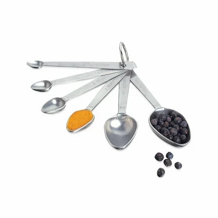 STAINLESS STEEL MEASURING SPOONS SET/6