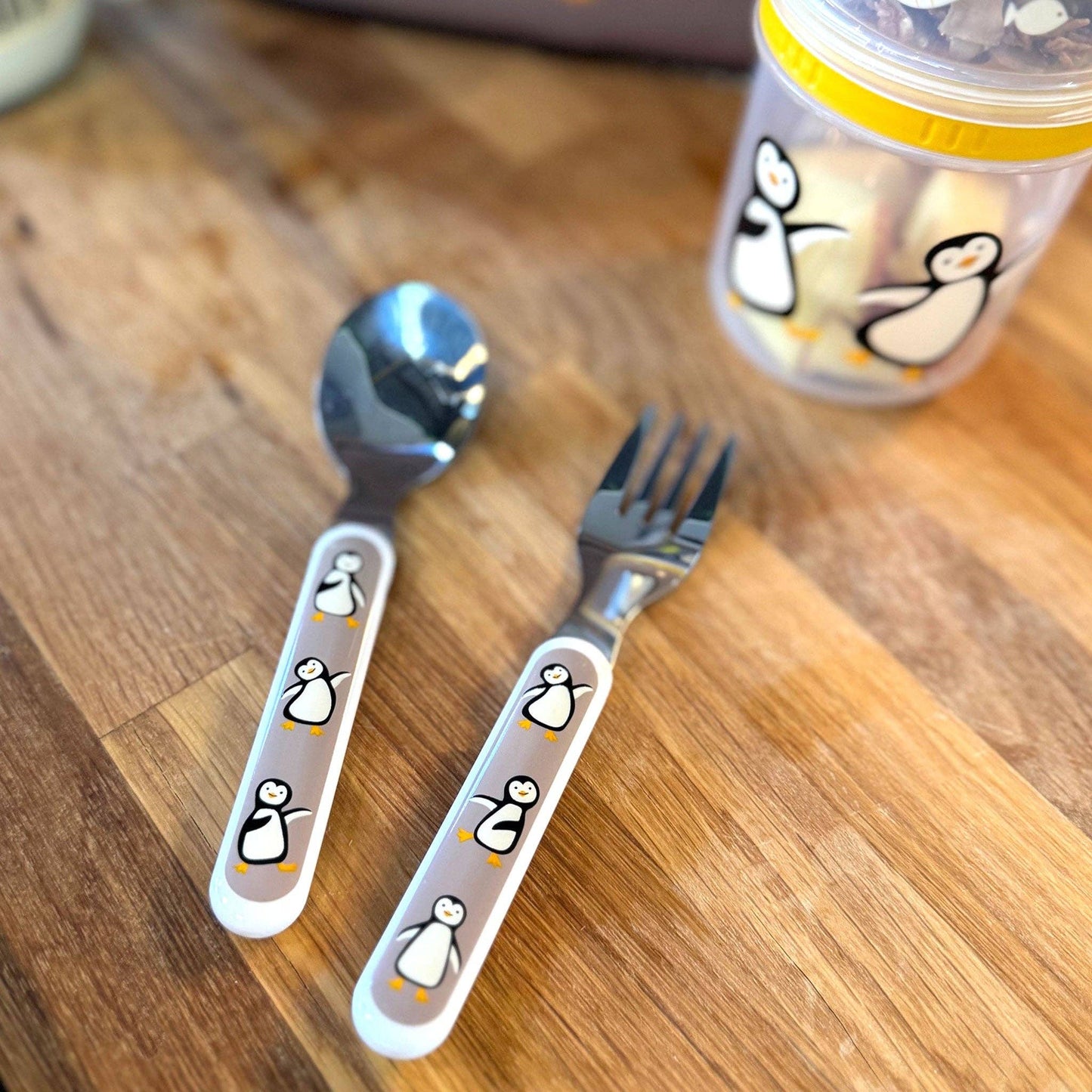 SILVERWARE SET: PENGUIN