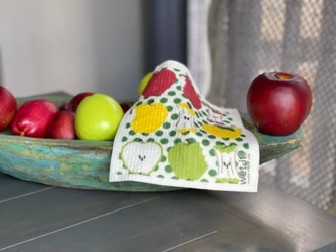 Apple Slices Swedish Dish Cloth