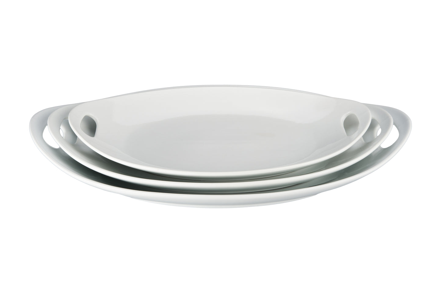 OVAL PLATTER W/ HANDLES 17"
