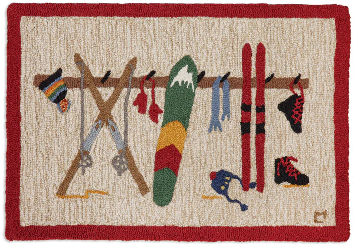 SKI RACK RUG 2X3