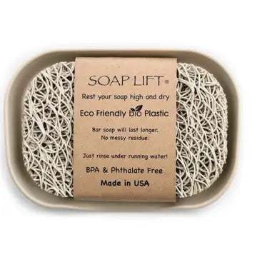 SOAP LIFT & DISH SET - BONE