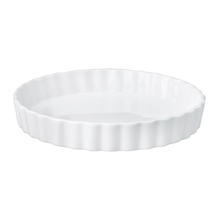 PORCELAIN QUICHE DISH 7.75"
