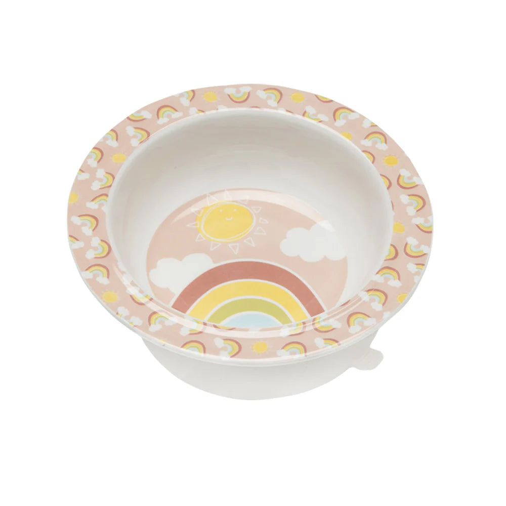 SUCTION BABY BOWL RAINBOWS & SUNSHINE
