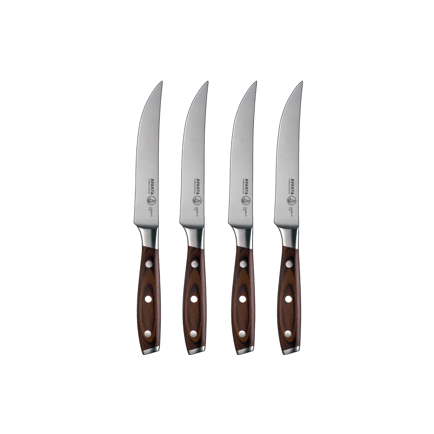 AVANTA PAKKAWOOD STEAK KNIFE SET OF 4