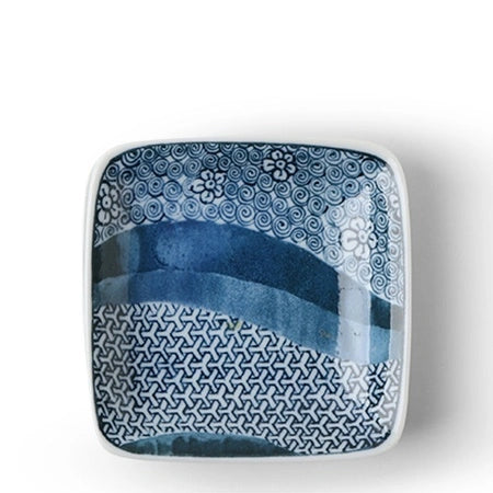 Sauce Dish 3" Sq. River Crossing