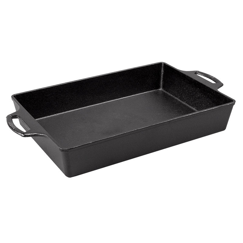LODGE CAST IRON CASSEROLE 9 X 13"