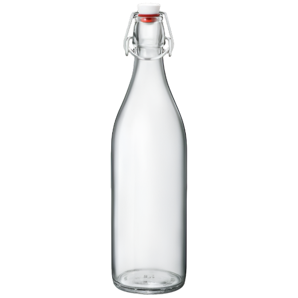 GIARA CLEAR GLASS BOTTLE 33.75 OZ