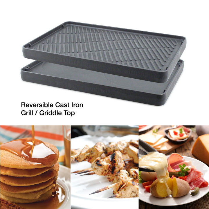 CLASSIC RACLETTE PARTY GRILL 8 PERSON- GRY