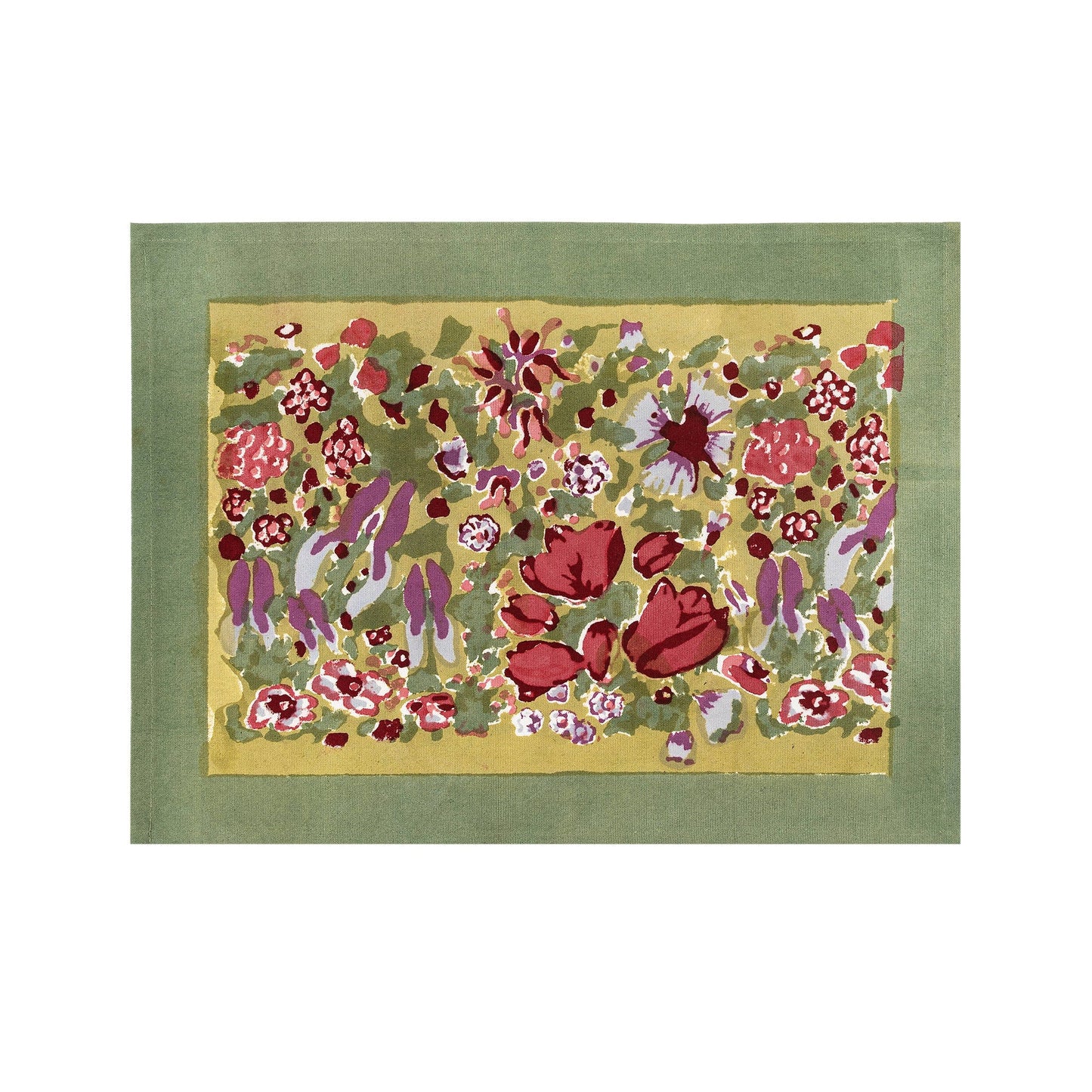 PLACEMAT JARDIN RED & GRN