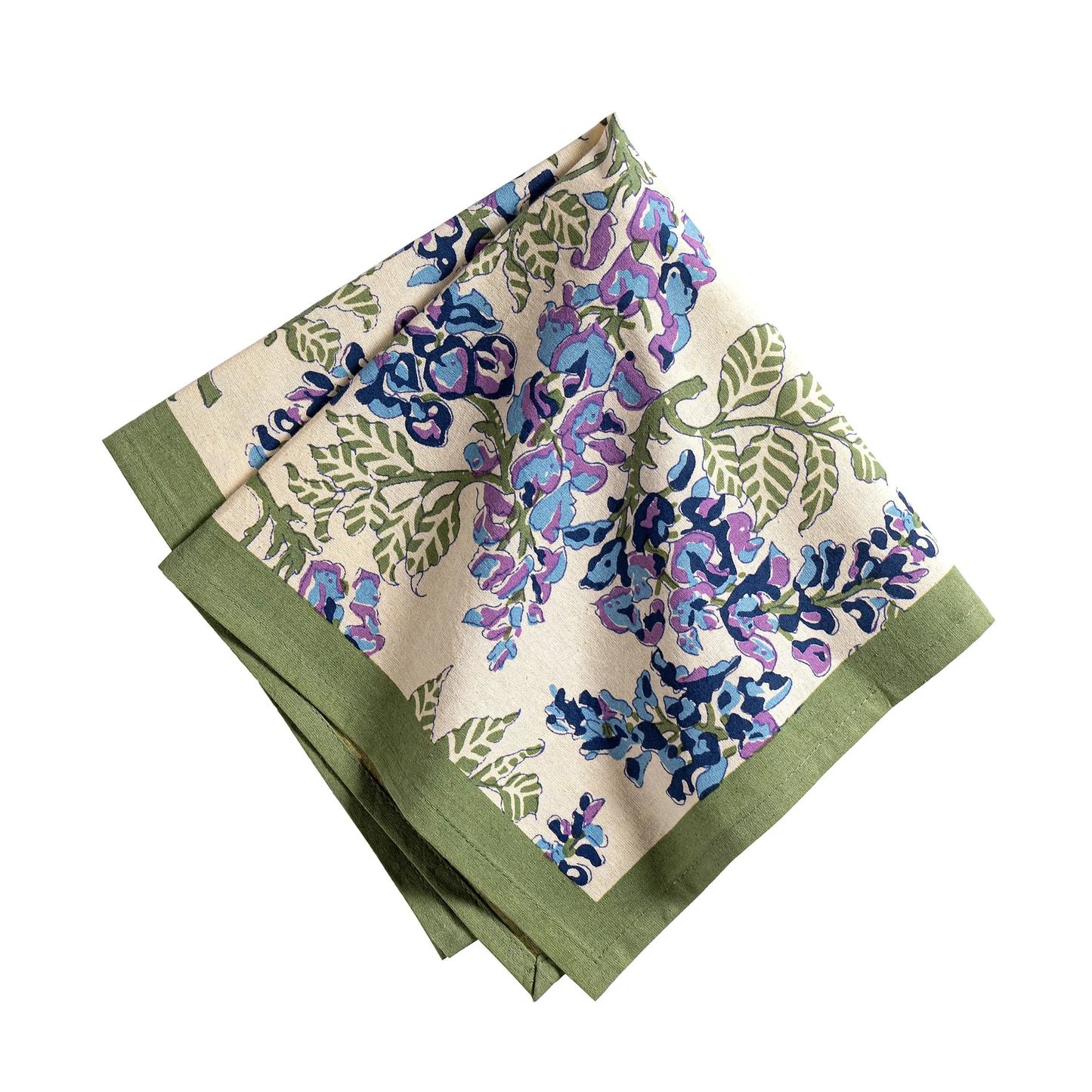 WISTERIA BLUE/GREEN NAPKIN