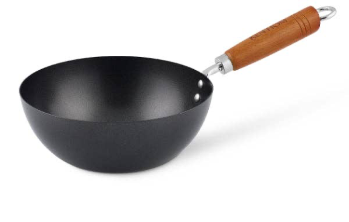 KEN HOM CARBON STEEL NONSTICK WOK 7.75"
