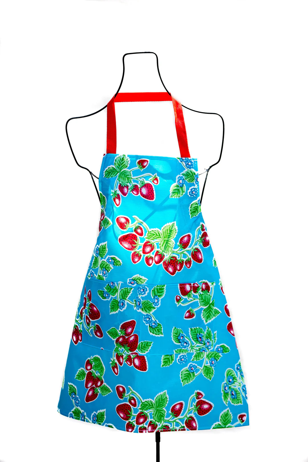 OILCLOTH APRON BLUE FOREVER