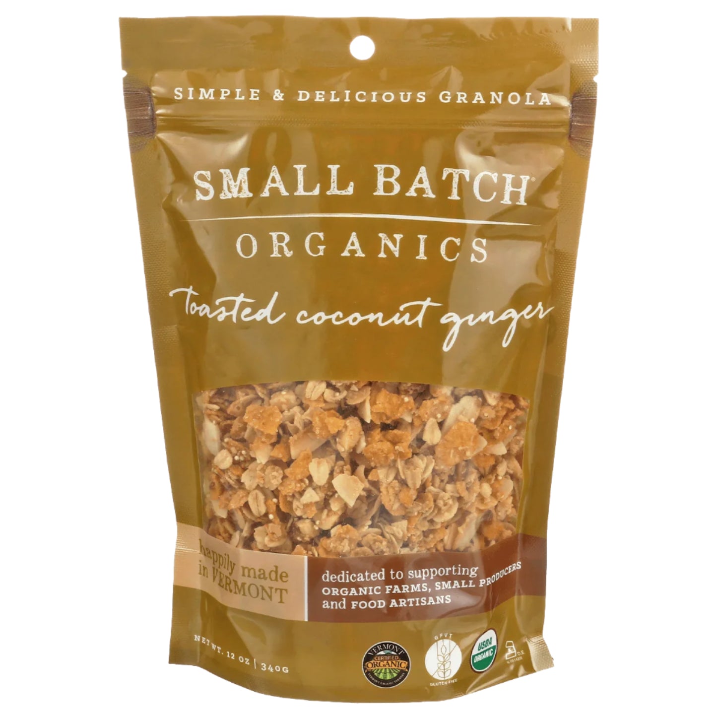 SMALL BATCH GRANOLA COCONUT GINGER 12oz