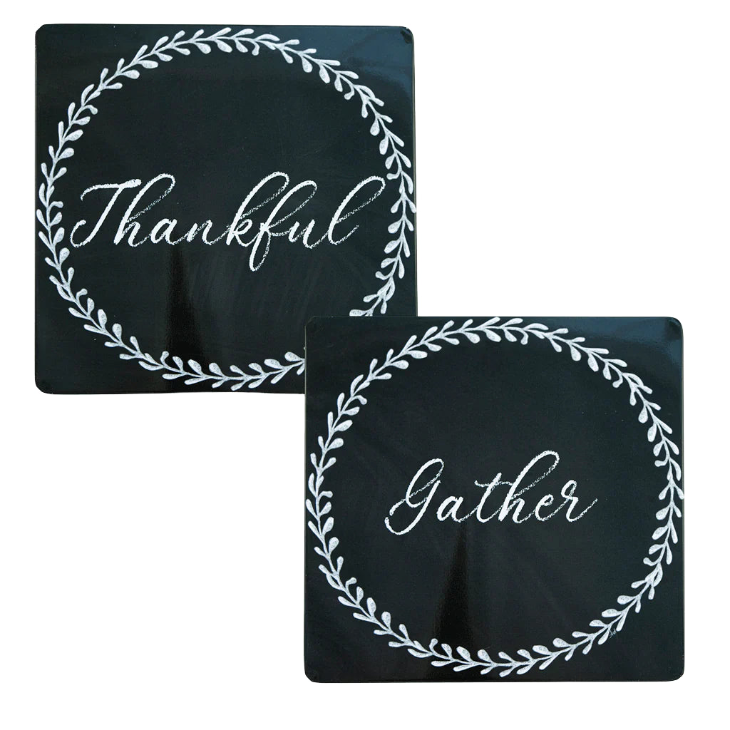 GRATEFUL HOT PADS SET/2