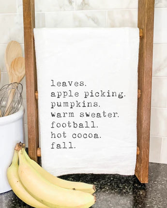 DISH TOWEL FALL TEXT