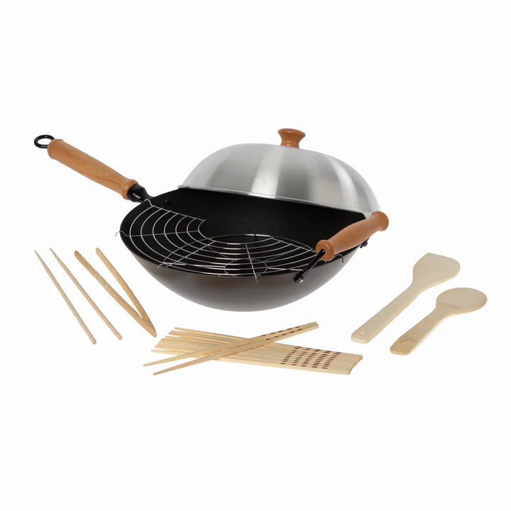 JOYCE CHEN WOK SET NON-STICK 10 PC