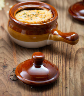 KOOK PUEBLA CERAMIC FRENCH ONION SOUP CROCK 15 OZ