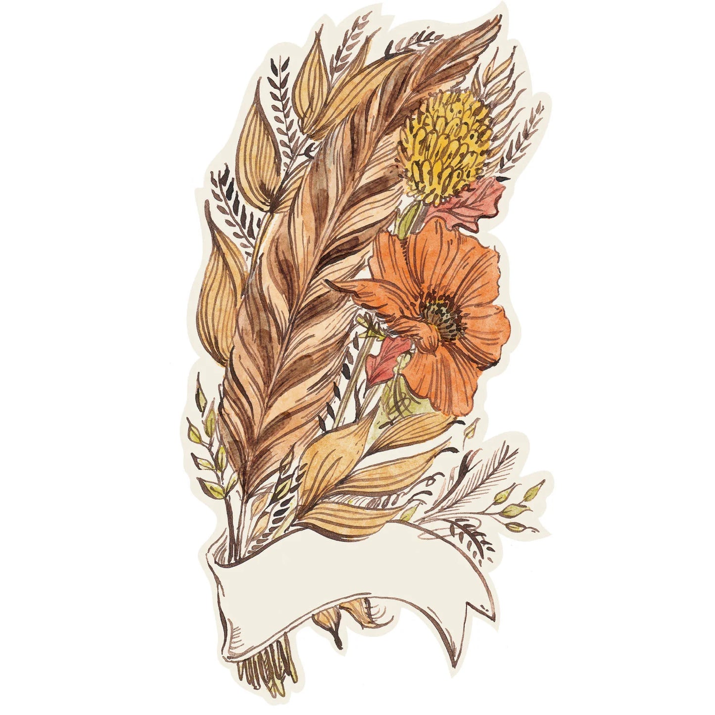 TABLE ACCENTS FEATHER SET OF 12