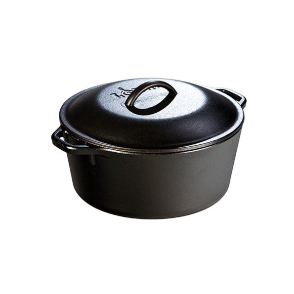 LODGE CAST IRON DUTCH OVEN 5 QT