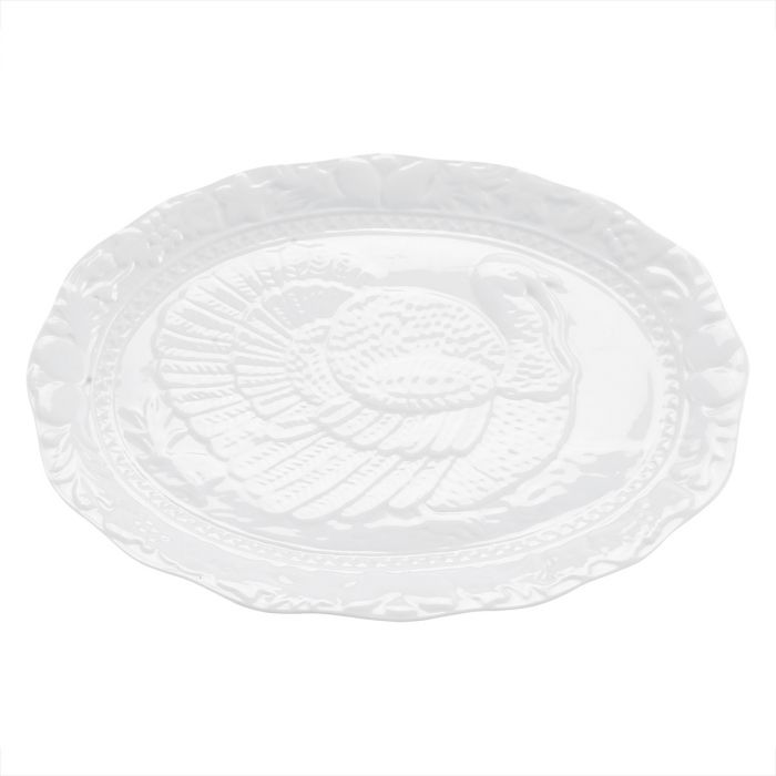 TURKEY PLATTER WHITE