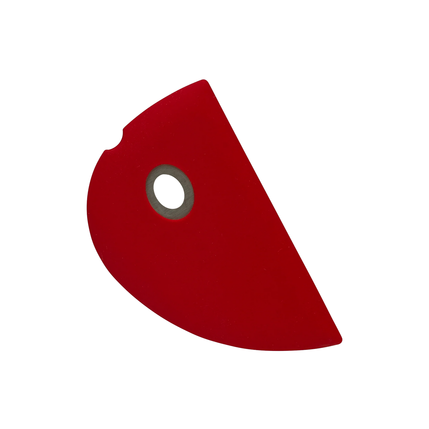 MINI SILICONE BOWL SCRAPER RED