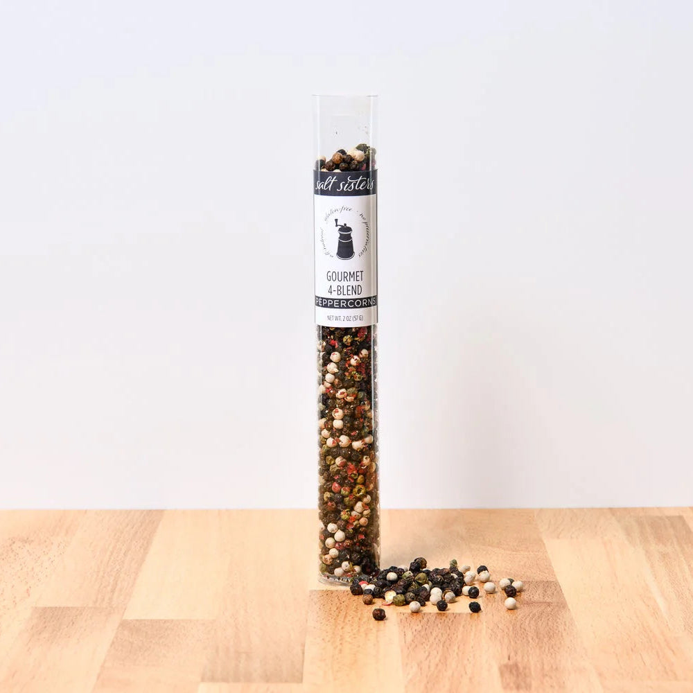 SALT SISTERS GOURMET 4-BLEND PEPPERCORNS 2 OZ