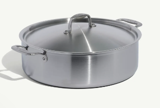MADE IN STAINLESS CLAD RONDEAU & LID 10QT