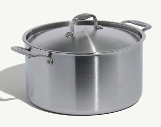 MADE IN STAINLESS CLAD STOCK POT & LID 12QT
