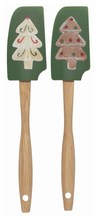 HOLIDAY SPATULA MINI SET OF 2 XMAS COOKIES