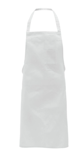 SOLID APRON WHITE