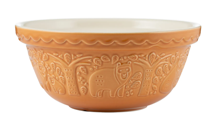 MASON CASH IN THE FOREST MIXING BOWL BEAR OCHRE