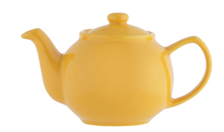 PRICE & KENSINGTON STONEWARE TEAPOT 2 CUP MUSTARD