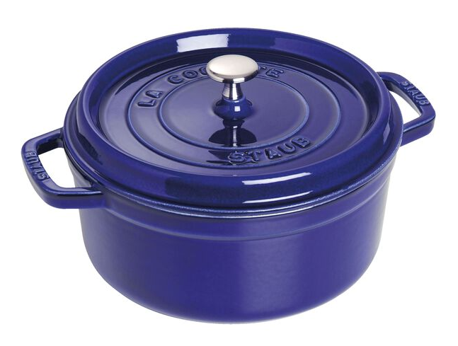 STAUB COCOTTE 2.75QT ROUND DARK BLUE