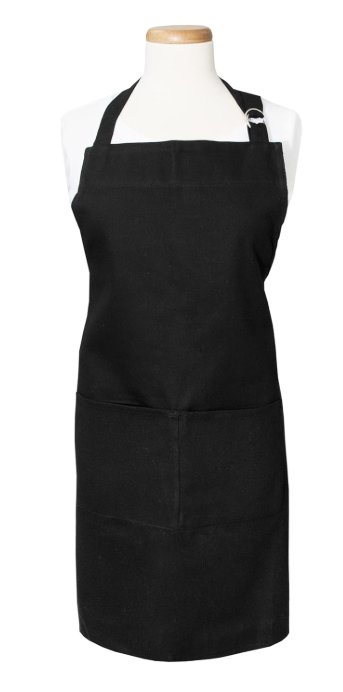 SOLID APRON BLACK