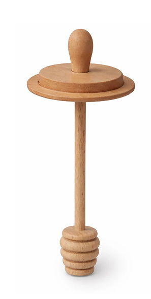 WOODEN HONEY DIPPER for MASON JAR