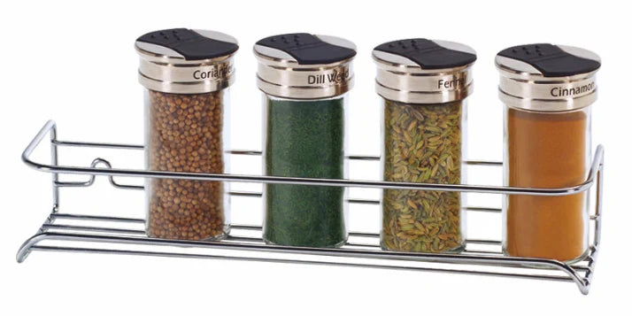 WALL MOUNT SPICE SHELF CHROME