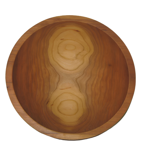 GRANVILLE WOOD BOWL CHERRY 10"
