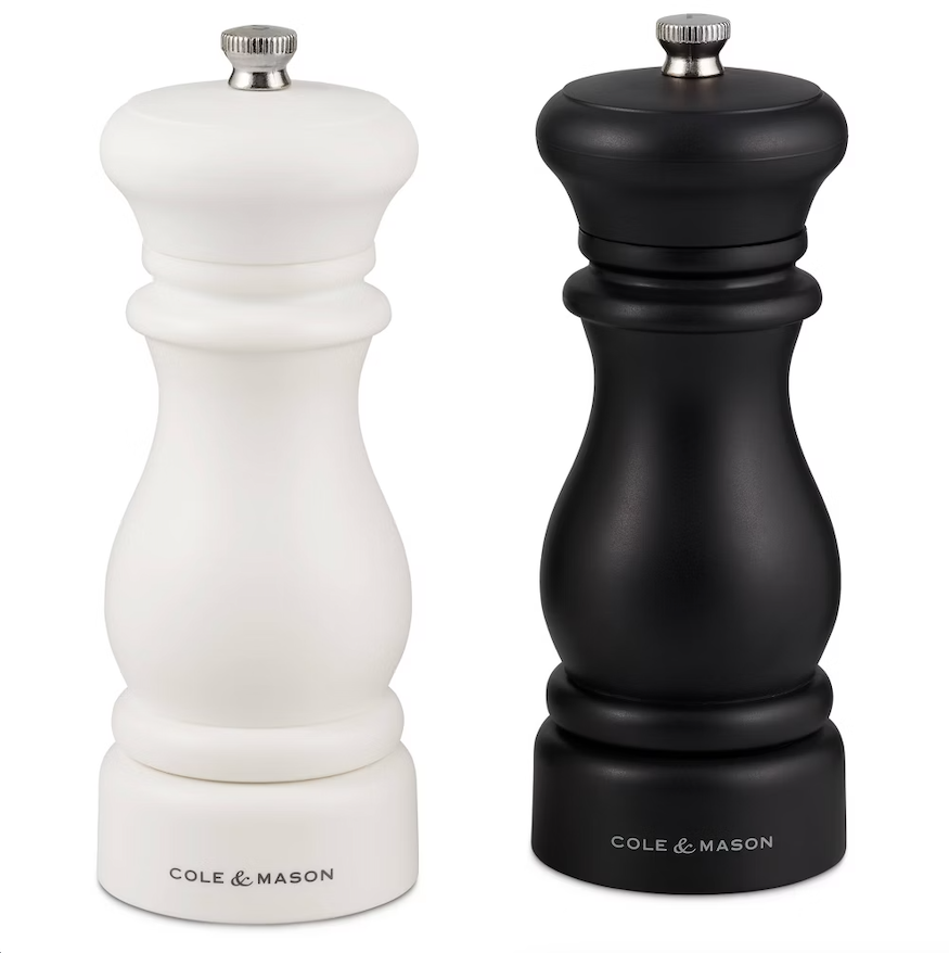 SOUTHWOLD SALT & PEPPER SET BLK/WHT