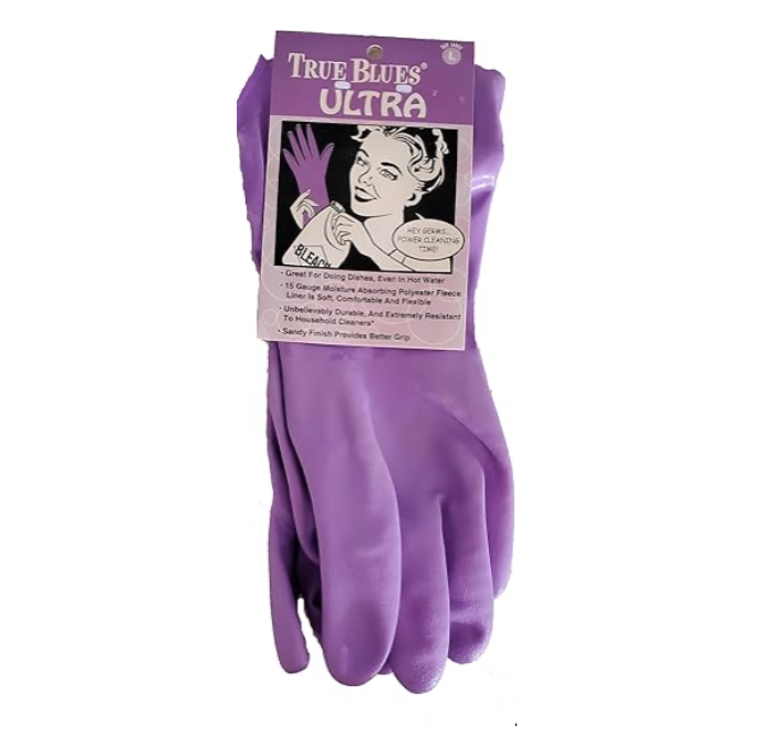 TRUE BLUES ULTRA GLOVES LARGE LAVENDER