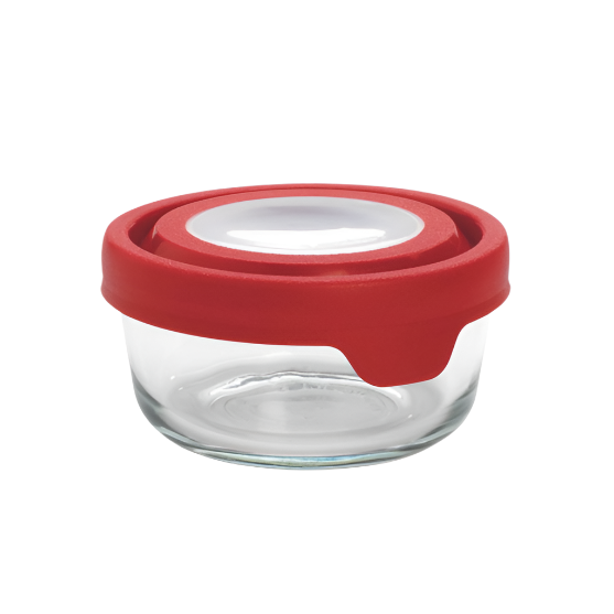 GLASS STORAGE ROUND 2 CUP