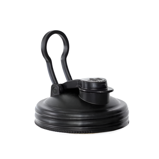 MASON JAR POUR CAP WIDE MOUTH BLK